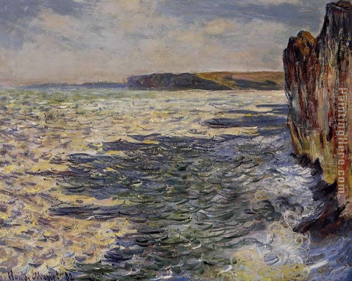 Waves and Rocks at Pourville painting - Claude Monet Waves and Rocks at Pourville art painting